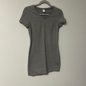 Gray Mini Tshirt Dress